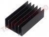 Radiator Tranzistori Triace si Surse din Aluminiu RAD095 Negru 50x30x15mm