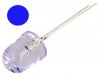 Led Albastru 10mm Superluminos Alimentat la 12V Transparent 30* BLU10T-12V - set 10 bucati