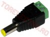 Cabluri, Conectica, Adaptoare > Conector CC Tata cu suruburi pentru alimentari in CCTV PC1228/TC - Set 10 bucati