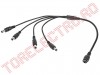 Cabluri, Conectica, Adaptoare > Splitter pentru Cablu de Alimentare PC-2917x4