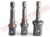 Set Prelungitoare Adaptor Cuplaje 1/2”, 3/8”, 1/4” Proline 31395 - set 3 bucati