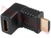 Adaptoare > Adaptor HDMI Tata - HDMI Mama la 90* ADP0666