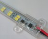 Alb Rece (Alb Neon) > Tub LED Strip Rigid cu Suport Banda Aluminiu Protectie Transparenta Alb RECE 12W alimentat la 220V - 240V LX5545/TC