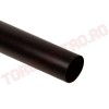 Tub Termocontractabil 115mm Autoadeziv 3.5:1 Negru 1m