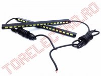 Lumini Auto de Zi 12V 18 LED-uri SMD5630 2x9W DL0191/TC - set 2 bucati