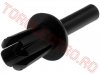 Dibluri Plastic Auto > Dibluri Plastic Auto pe gaura 6.2mm lungi de 12.3mm Negre tip NIT cu Ax FIXSR0612K - Set 200 bucati