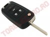 Carcase Chei si Telecomenzi Auto > Carcasa Cheie cu Telecomanda Tip Briceag cu 4 Butoane pentru Opel CC189/GB