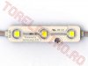 Modul 3xLED SMD5054 Alb Rece 12V  800mW Plasticat de Exterior IP68 MCW2834/TC