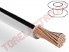 Cabluri Electrice > Cablu Electric Auto Litat 0.50mmp Alb-Negru - Cupru Pur FLRYB050WHBK/TM - la rola 100m