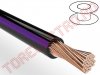 Cabluri Electrice > Cablu Electric Auto Litat 0.75mmp Negru-Violet - Cupru Pur FLRYB075BKVI/TM - la rola 100m