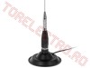 Antene Auto CB cu Magnet > Antena CB 1550mm cu Talpa Magnetica 145mm si Cablu 3m Peiying PYCB003