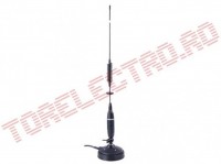 Antena CB  580mm cu Talpa Magnetica  95mm Fluture si Cablu 3m Sunker Elite CB123TMF