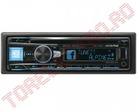 Radio-CD  Alpine CDE-195BT cu Player MP3, USB, Bluetooth, Afisaj Culoare Programabil, Putere 4x50W