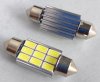 Bec Auto 12V cu  9 LED SMD5630 Alb Sofit 36mm C7163/TC