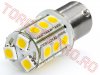 Bec Auto 12V cu LED SMDx18 Alb CLD310-10/GB - set 10 bucati