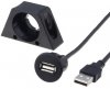 Priza USB Prelungitor Incastrabil 0.6m USB902