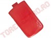 Husa din Piele pentru iPhone 4 L M-Life HUS0094 - Rosie