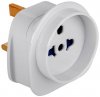 Adaptor Alb pentru stecker Anglia - UK la norma Euro AD0573