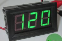 Voltmetru Auto de Bord 3-30Vcc cu Afisaj pe LED VERDE VL78243