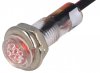Lampi Indicatoare 12V > Bec Indicator Lampa Control Bord Auto  D5  Rosu 12V cu LED IND97912RED