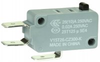 Limitator Cursa 28mm 26A - 250Vac de curent mare V15T26CZ300K Honeywell pentru incalzitoare de apa Instant, control industrial si automate de vanzare