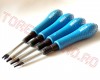 Trusa  4 Surubelnite Torx Miniatura + Furca Cr-V Mega 10224