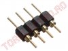 Conector Banda LED RGB cu PINI pentru lipit Fire PIN8953