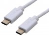 Cabluri si Adaptoare > Cablu Charger + Date USB Tip C Tata - USB Tip C Tata  2 m CBB022WH Alb