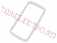Bumper pentru iPhone 4 BMP0222 - Silicon Alb