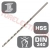 Burghie Metal HSS 135* > Burghiu  1 mm x 56mm HSS 135* Lung pentru Metal - Proline 77410 - set 10 bucati