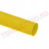 Tub Termocontractabil  12.7mm contractie 2:1 Galben 1m - Set 5 buc