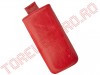 Husa din Piele pentru Nokia E52 S M-Life HUS0092 - Rosie