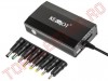Alimentator Universal Dual 230V / 12V 100W Laptop / Notebook cu 8 Mufe Interschimbabile UND1162