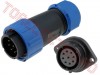 Diverse > Conector Mama - Tata  9 Pini IP68 SPX211 cu Protectie la Apa