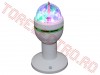 Glob Rotativ pe soclu E27 cu 3x1W LED RGB ASTRO-MICRO-S ZX28RGB