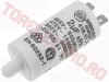 Condensator Pornire Motor Electric 2uF 450V Papuci Surub 24x49mm pentru Ventilator Centrala Termica pe Lemn Peleti