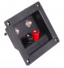 Conectori, Hornuri, Manere > Conector Boxa Audio 97x82mm cu 2 Borne + 2 Jack CC0243