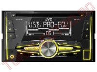 Radio-USB  JVC KW-R510EY JVC0055 2DIN cu Player USB, Afisaj Culoare Programabil, Putere 4x50W
