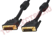 Cablu DVI-I Tata - DVI-I Tata Dual link Digital si Analog (24+5)Pini cu Filtru 1.8m DVI/1.8