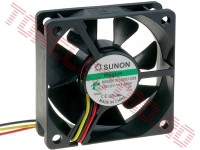 Ventilator  12V  60x60x20 mm 1.2W 38mch 3Fire MB60201V1G99