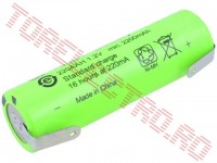Acumulator Industrial AA 1.2V 2200mAh Ni-Mh cu Lamele pentru Masina de Tuns si Periuta de Dinti  Electrica