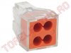 Regleta Bloc Terminal Rapida 4x0.75-2.5mmp set 10 bucati SI0955/LP