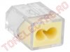 Regleta Bloc Terminal Rapida 2x0.75-2.5mmp tip Wago set 10 bucati SI0951/LP