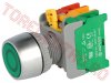 Buton Comanda Panou > Buton Comanda Panou Retinere 2 Contacte NO+NC cu Soclu pentru Bec PFL221OCG - Verde