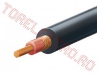 Cablu Ecranat Microfon Audio Mono  2.8mm Negru - la Rola 100m Cab0199 KN4/SAL