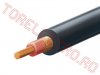 Cabluri Ecranate Audio Mono > Cablu Ecranat Microfon Audio Mono  2.8mm Negru - la Rola 100m Cab0199 KN4/SAL