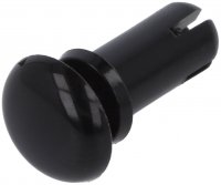 Dibluri Plastic Auto pe gaura 5.1mm lungi de 10.5mm Negre tip NIT FIXDR8G40 - Set 100 bucati