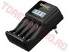 Incarcator Inteligent cu Afisaj pentru acumulatori NiCd-NiMh R3 si R6 TCT1000LCD