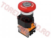 Buton Comanda Panou Avarie si Oprire 2 Contacte NO+NC AVC5077