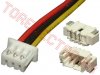 Conector Cablaj 3 Pini Mama + Tata Pas 1.27mm - cu Fire 15cm 3x28AWG CP73228SMD Set 10 bucati